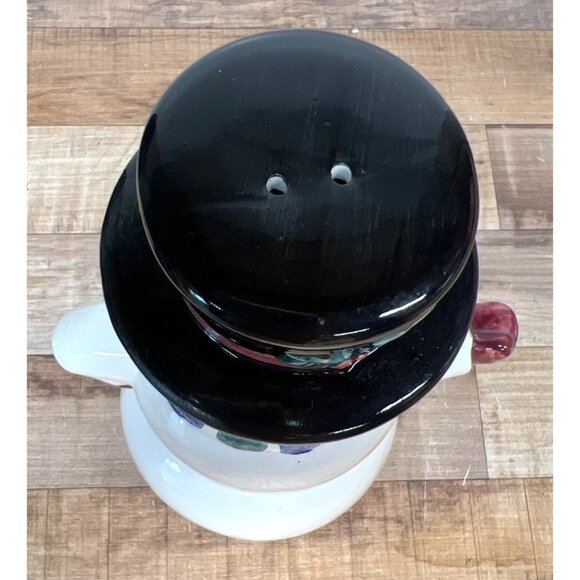 Hallmark SNOWMAN Salt Pepper Cream Sugar Christmas Winter Decoration - Picture 4 of 10